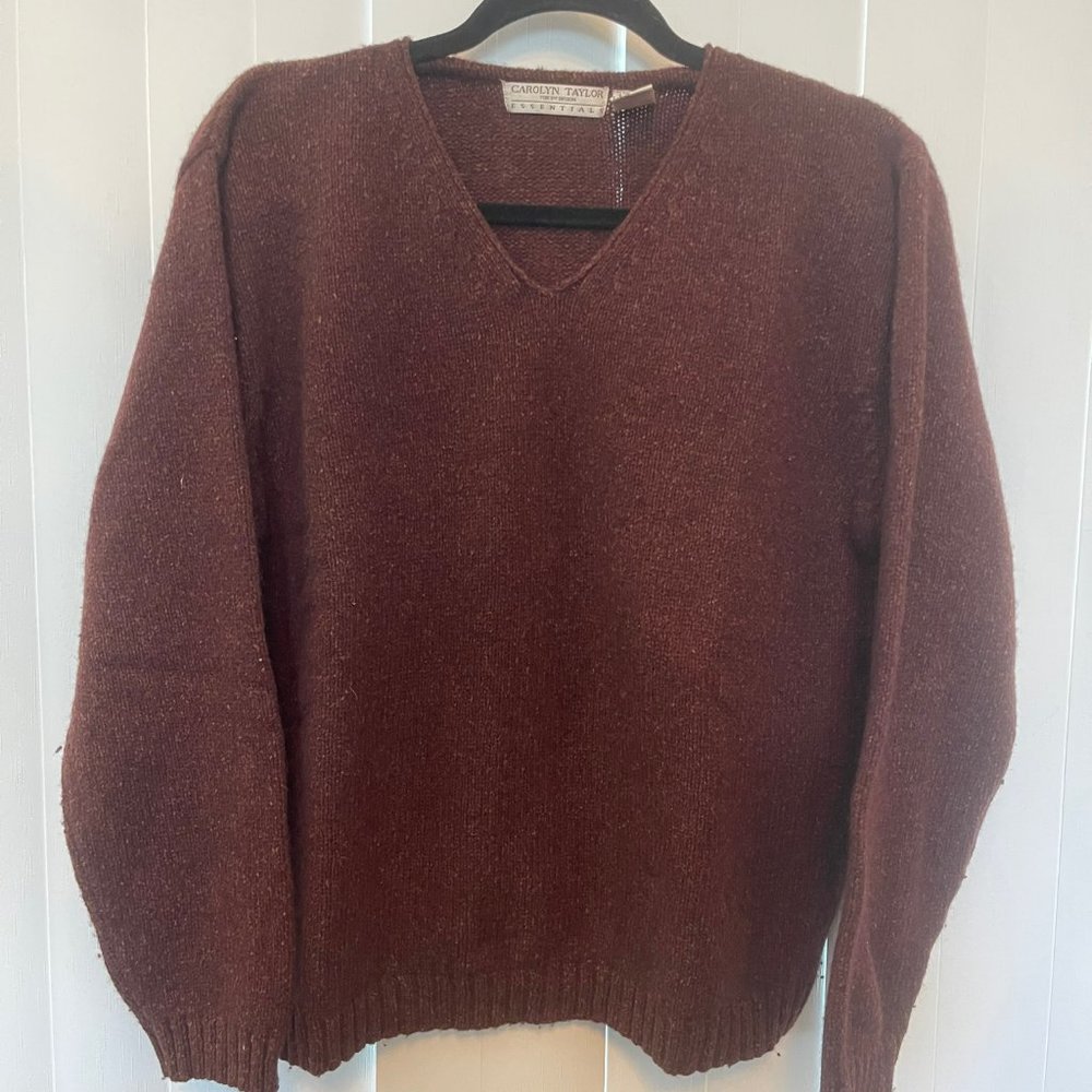 Carolyn Taylor Wool Sweater  Size LG